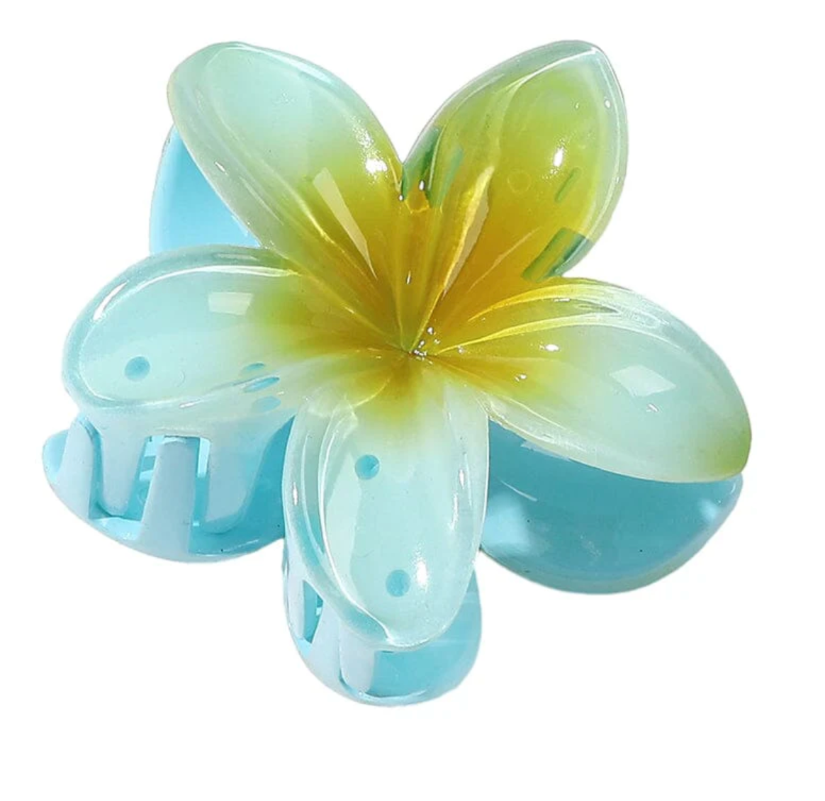 Hair clip blue